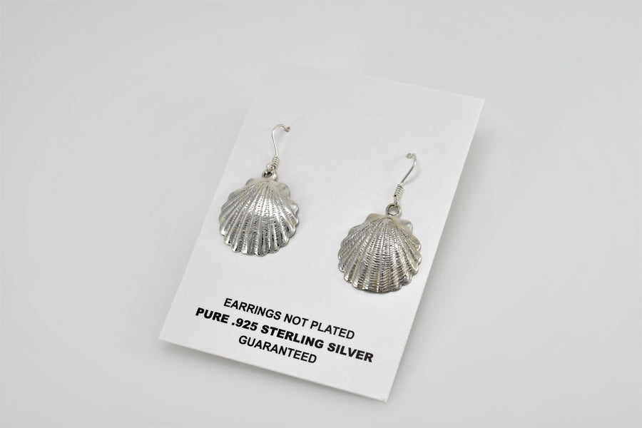 shell Earrings | Dangle Earrings | Sterling Silver Earrings