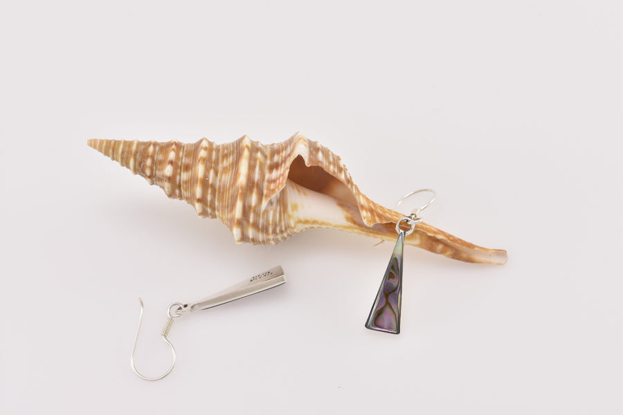 abalone dangle earrings | Dangle Earrings | Sterling Silver Earrings