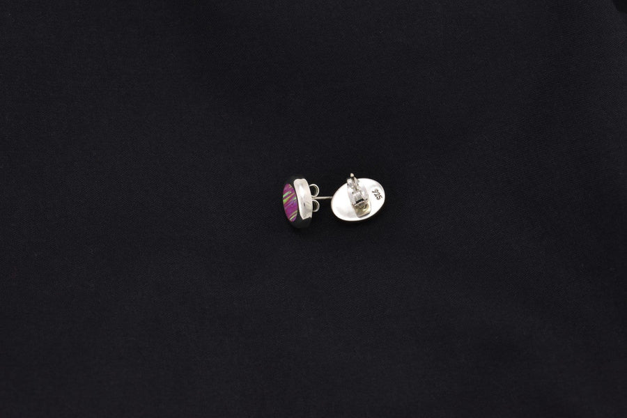 Opal Stud Earrings | Sterling Silver Earrings