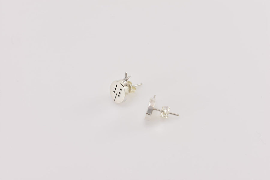 Lady Bug Earrings | Stud Earrings | Sterling Silver Earrings