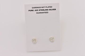 Sterling Silver knot Earrings |Stud Earrings