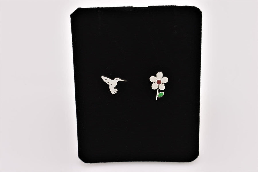 hummingbird jewelry | Stud Earrings | Sterling Silver Earrings