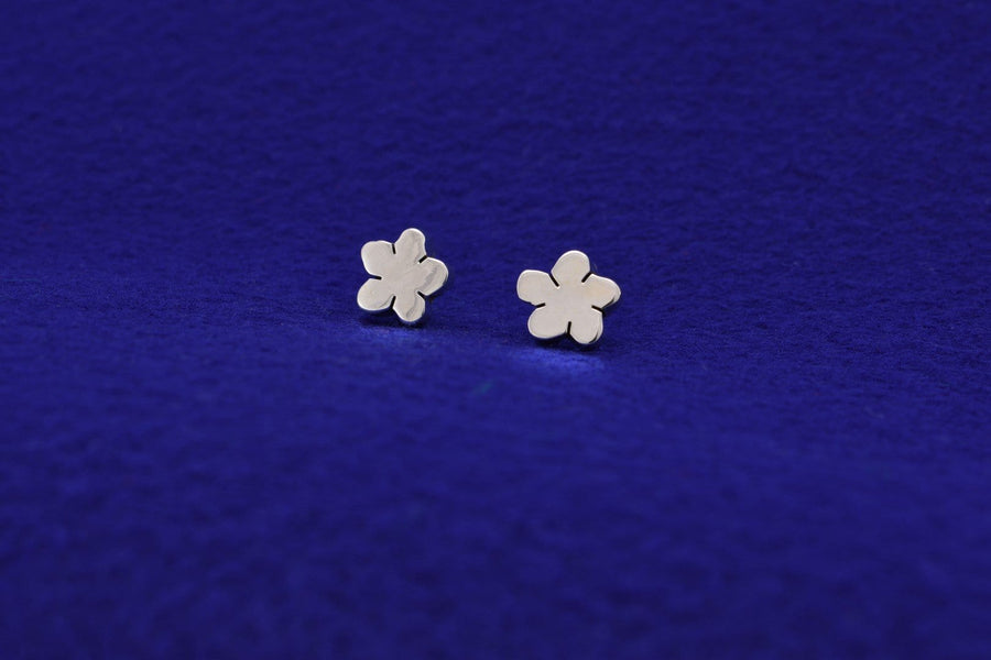Flower statement earrings | Stud Earrings | Sterling Silver Earrings