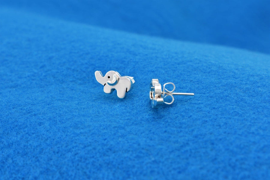 Elephant Earrings | Stud Earrings | Sterling Silver Earrings