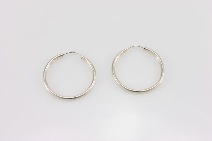 sterling silver earrings medium | Hoop Earrings | Sterling Silver Earrings
