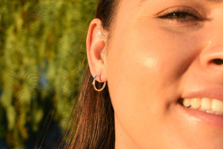 cool hoop earrings | Sterling Silver Earrings