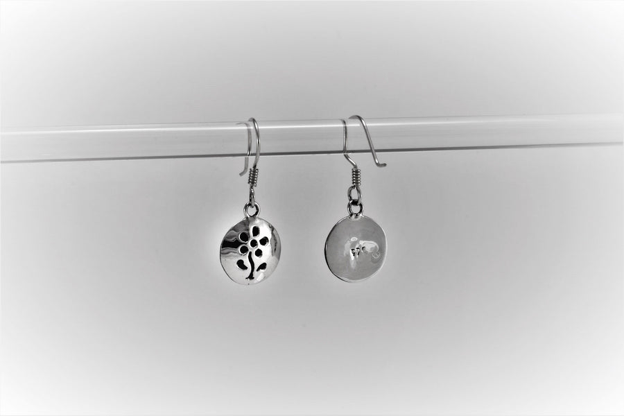 Daisy Flower Earring | Dangle Earrings | Sterling Silver Earrings