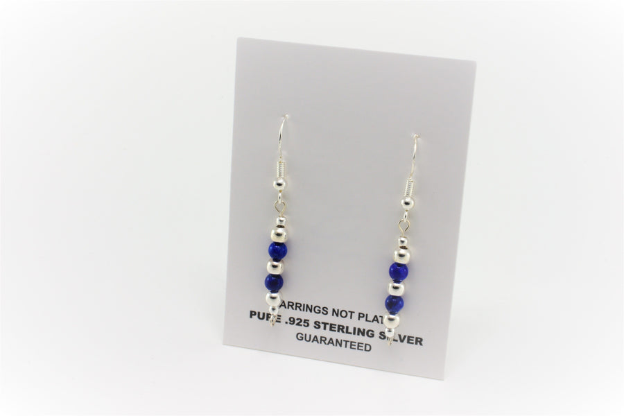 Lapis Lazuli earrings | Dangle Earrings | Sterling Silver Earrings