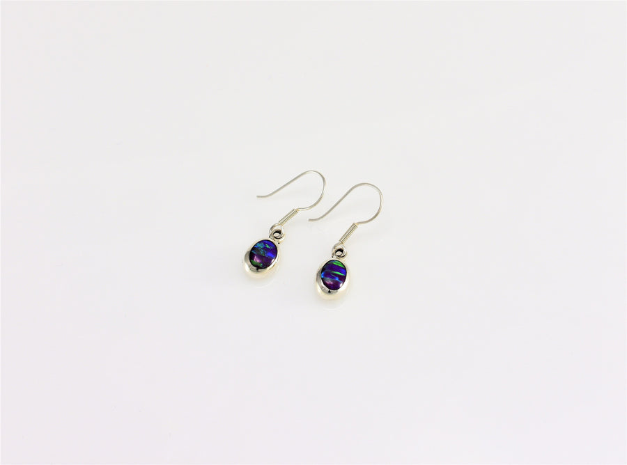 Synthetic opal earrings | Dangle Earrings | Sterling Silver Earrings