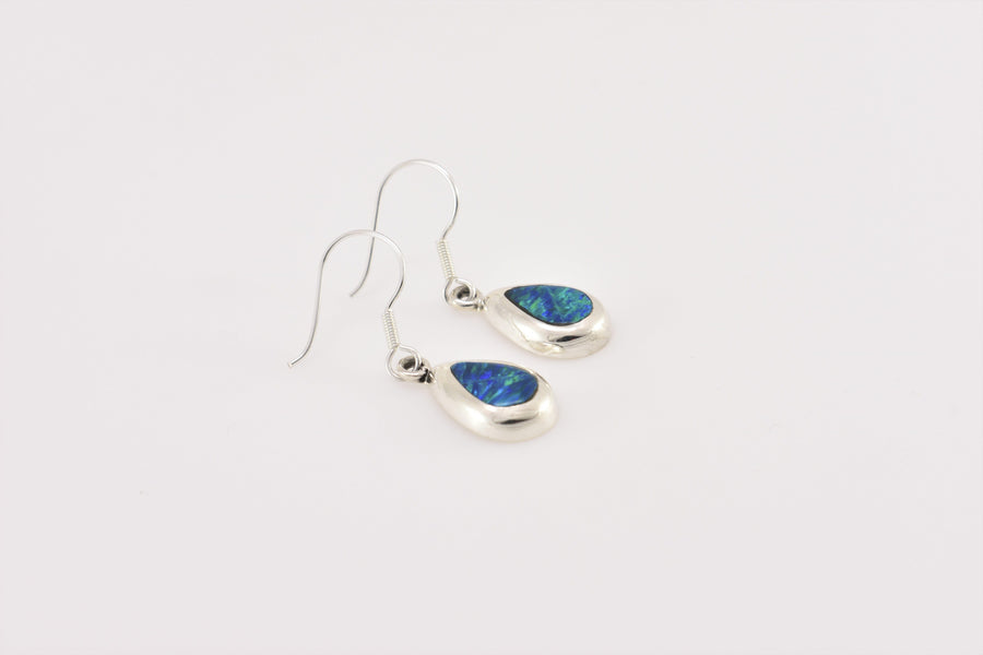 Light Blue Earrings | Dangle Earrings | Sterling Silver Earrings