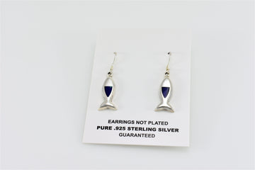 Fish Earrings | Dangle Earrings | Sterling Silver Earrings