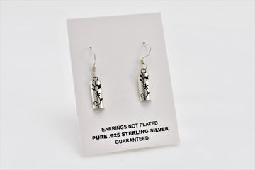 Flower Earrings | Dangle Earrings | Sterling Silver Earrings