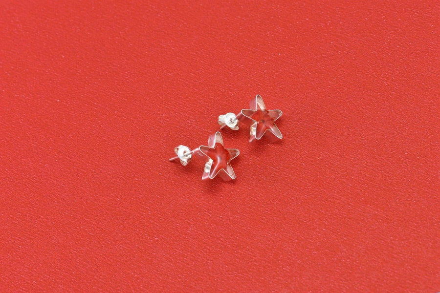 Flower Earrings Stud  | Sterling Silver Earrings