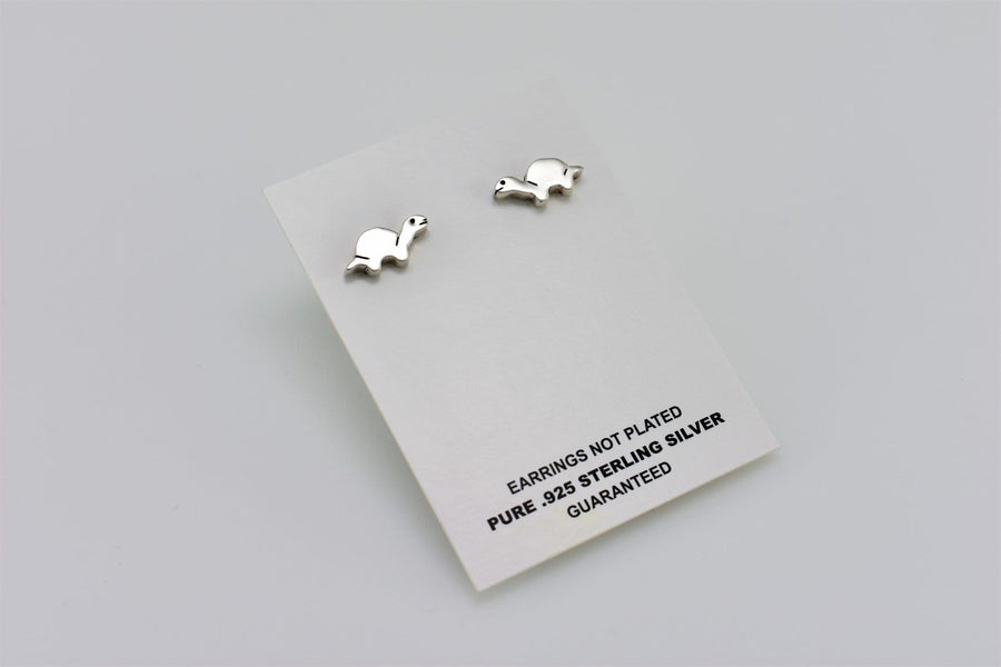 Turtle Earrings | Stud Earrings | Sterling Silver Earrings