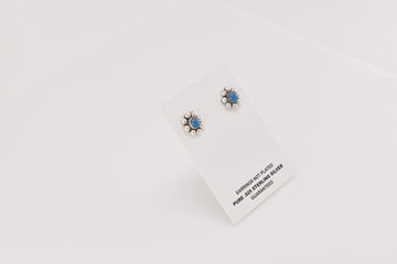 Flower Earrings | Hoop Earrings | Sterling Silver Earrings