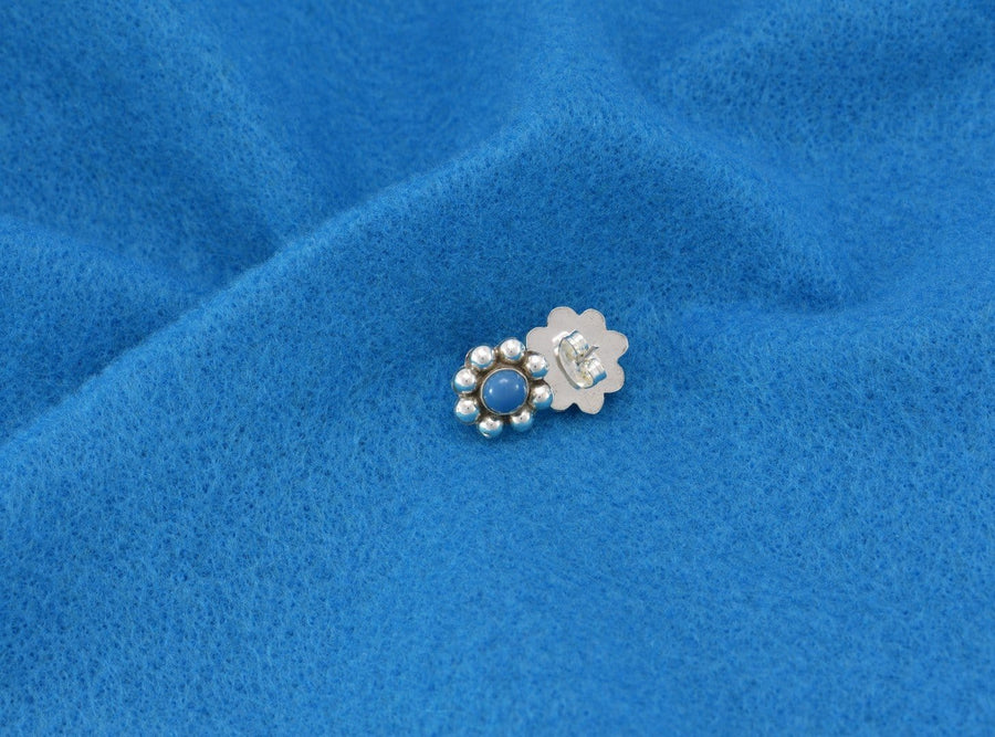 Flower Stud Earrings | Hoop Earrings | Sterling Silver Earrings