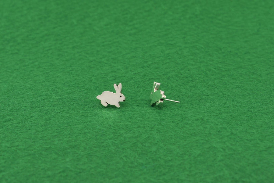 Rabbit Earrings | Hoop Earrings | Sterling Silver Earrings