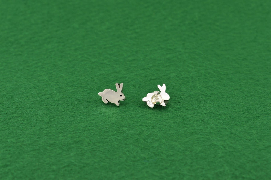 Bunny Stud Earrings | Hoop Earrings | Sterling Silver Earrings