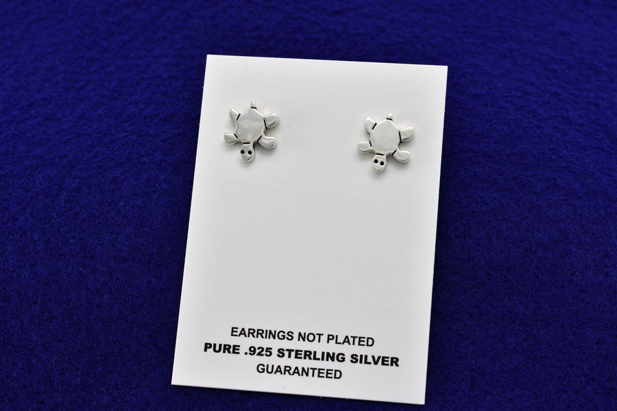 sea turtle earrings | Stud Earrings | Sterling Silver Earrings 