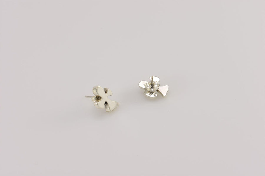 cross stud earrings | Stud Earrings | Sterling Silver Earrings