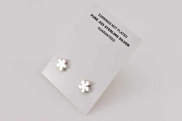 Flower Earrings | Stud Earrings | Sterling Silver Earrings