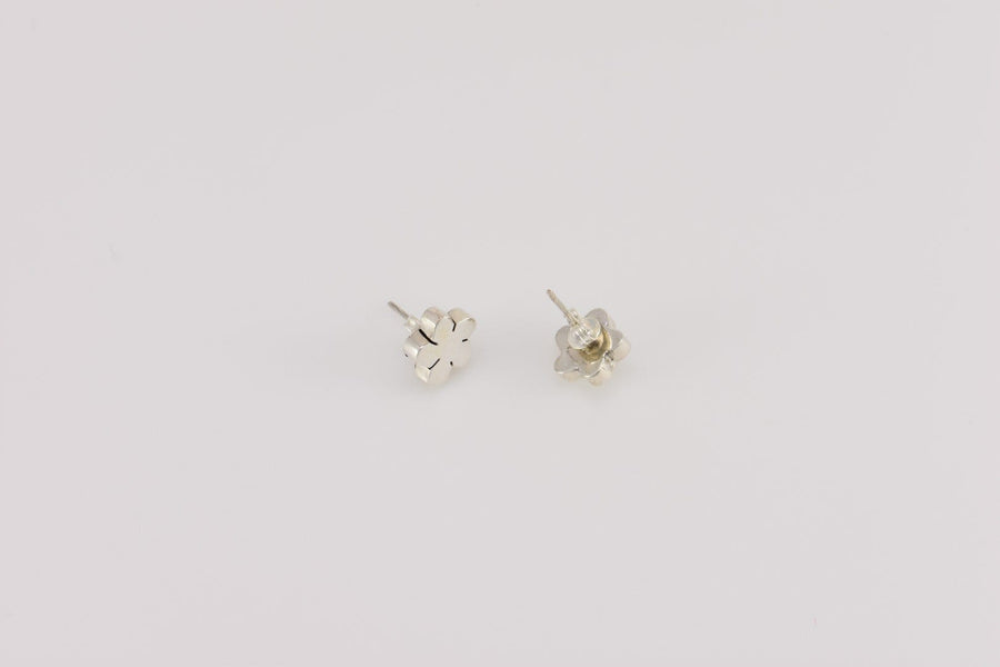 Flower Stud Earrings  | Sterling Silver Earrings