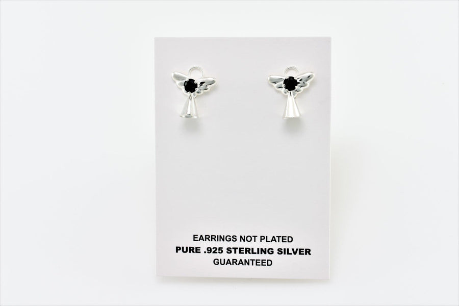 Angel Earrings | Hoop Earrings | Sterling Silver Earrings