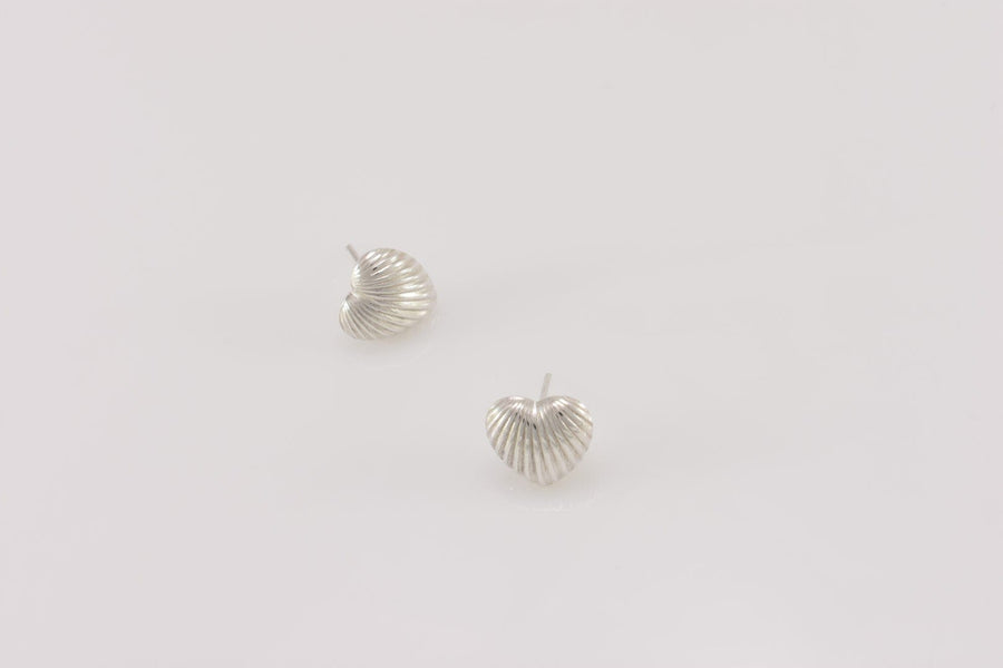 heart shaped earrings | Hoop Earrings | Sterling Silver Earrings