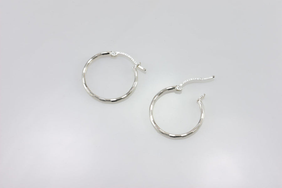 Silver Hoop Earrings | Stud Earrings | Sterling Silver Earrings