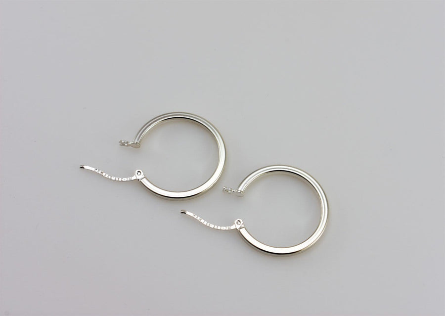 Sterling Silver Hoop Earrings  | Sterling Silver Earrings