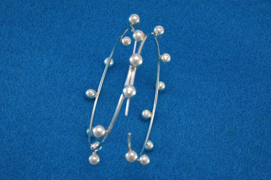 Chunky Silver Hoop Earrings | Hoop Earrings | Sterling Silver Earrings